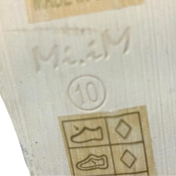 Mi.iM Nikita Cut Out Bootie Lace Up Open
Toe Chunky Heel Tan Women’s Size 10 - Picture 6 of 8